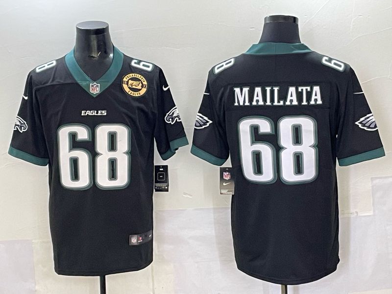 Men Philadelphia Eagles #68 Mailata Black Nike 2025 Limited NFL Jersey 005->philadelphia eagles->NFL Jersey